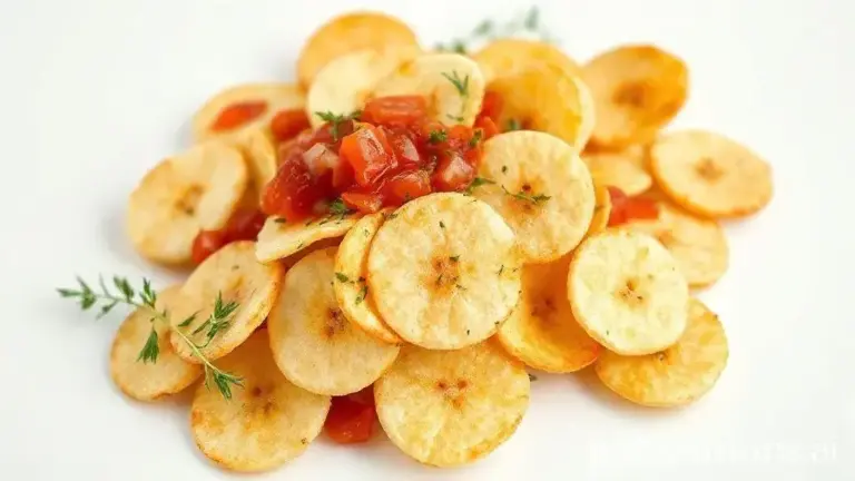 Banana Chips Com Salsa E Oregano