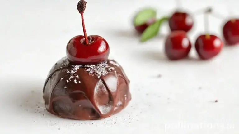 Confeito De Chocolate Com Licor De Cereja