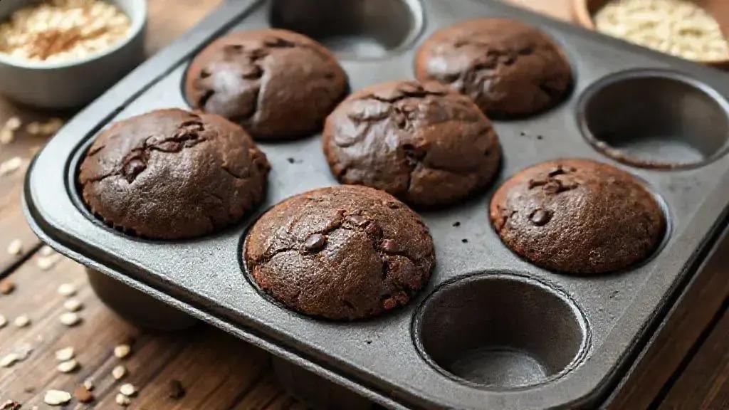 Muffin proteico de chocolate sabor saciedade e praticidade no seu lanche saudavel 1 Muffin proteico de chocolate