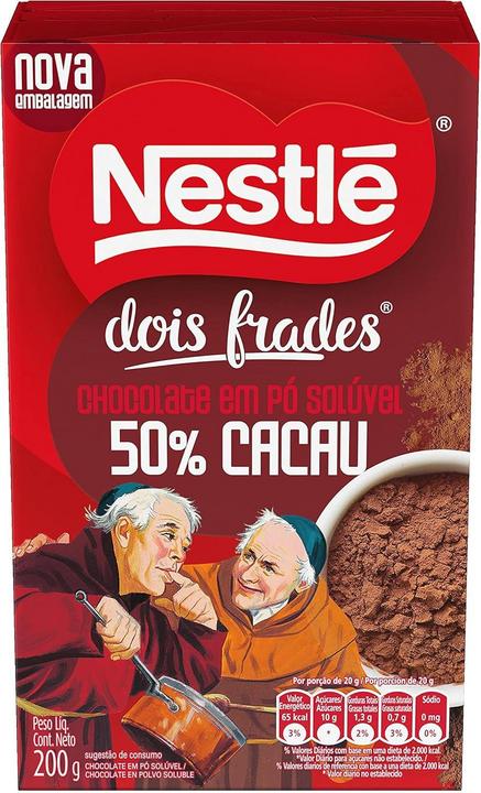 Nestlé Dois Frades: O Chocolate em Pó Ideal para Suas Receitas 1 Nestlé Dois Frades: O Chocolate em Pó Ideal para Suas Receitas