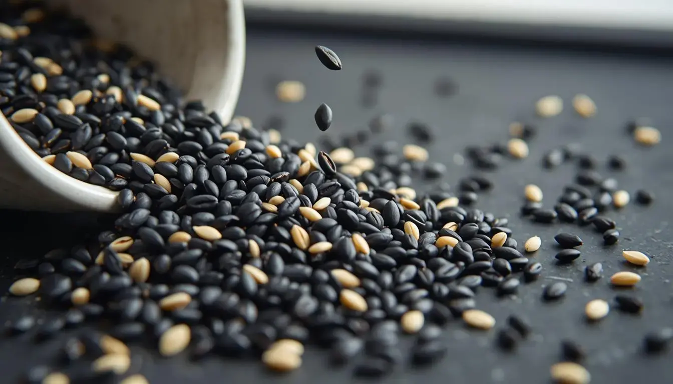 Gergelim: Tudo que você precisa saber sobre essa semente nutritiva 1 gergelim branco e preto