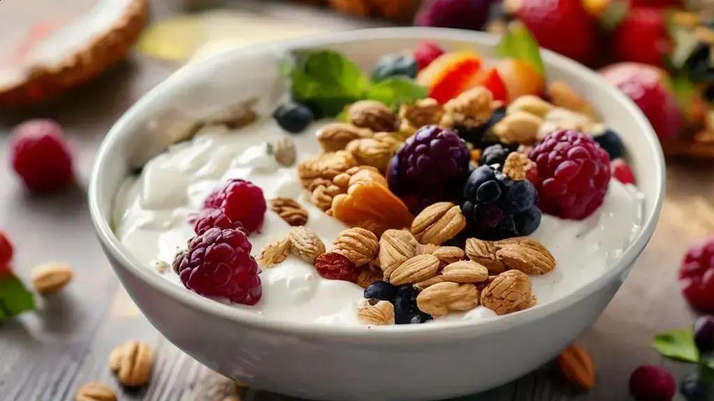 O mix crocante de iogurte e castanhas que reinventou meu lanche da tarde leve 1 iogurte natural com granola funcional e castanhas