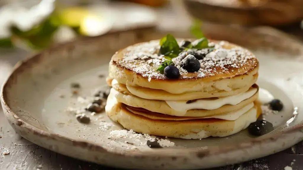 Melhor que panqueca americana: meu truque do coco para um café low carb super fácil 1 panqueca low carb de coco