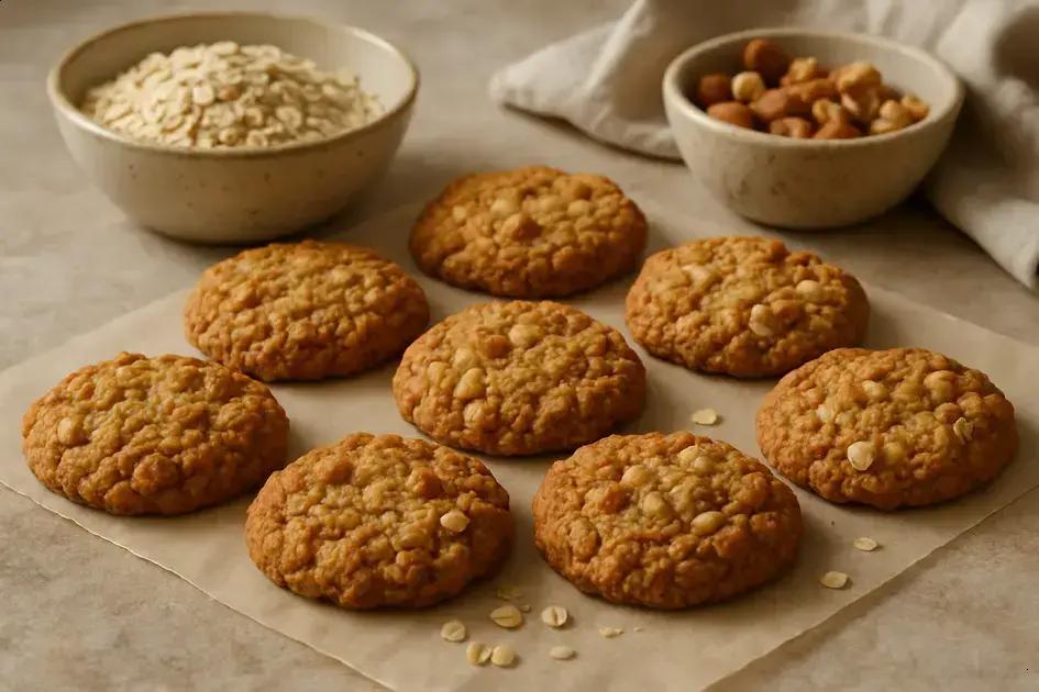 Melhor que biscoito comum: cookie funcional de aveia com castanhas fica pronto voando 1 cookie funcional de aveia com castanhas