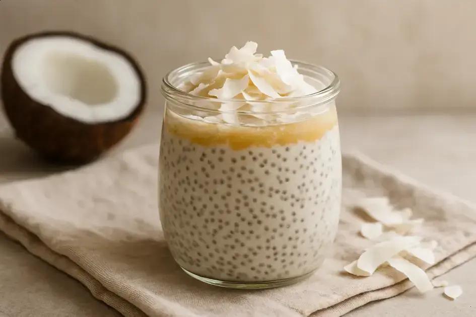 O truque do leite de coco que deixa esse creme de chia irresistível (fit, fácil e sem açúcar) 1 creme doce saudável de coco com chia