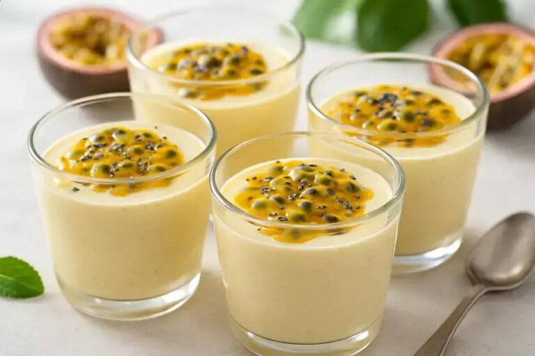 Mousse saudável de maracujá com chia: refrescante, leve e pronta em poucos minutos 6 mousse saudável de maracujá com chia